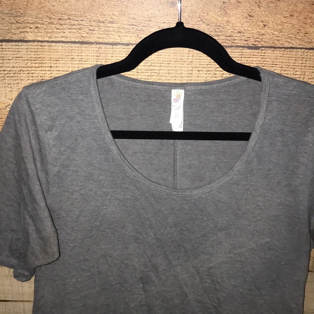 Solid Grey Perfect T - Picture 2 of 3